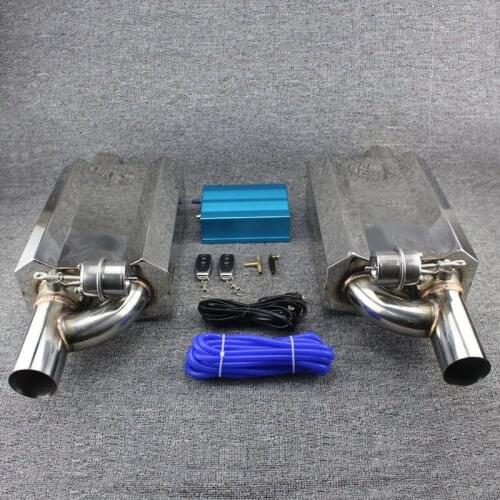 Car exhaust pipe modified sports car sound valve muffler controller stainless steel universal inner diameter 51mm 63mm 70mm 76mm