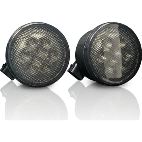 2pcs Direct Fit LED Daytime Running Light/Turn Signal For 2007-17 J eep Wrangler J K Fog lamps