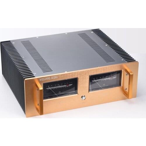 Accuphase-A60 Post amplifier case/subwoofer amplifier/audio amplifier all-aluminum combined diy improved case (W430*H150*D359)