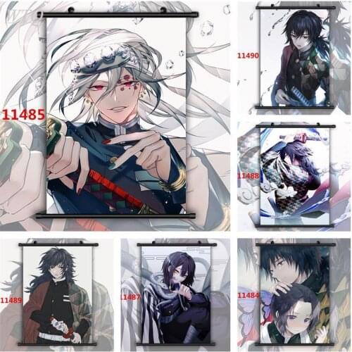 Anime Posters Kimetsu No Yaiba Demon Slayer Tomioka Giyuu Anime Manga Wall Decor Posters Wall Art Picture Room Decor Home Decor