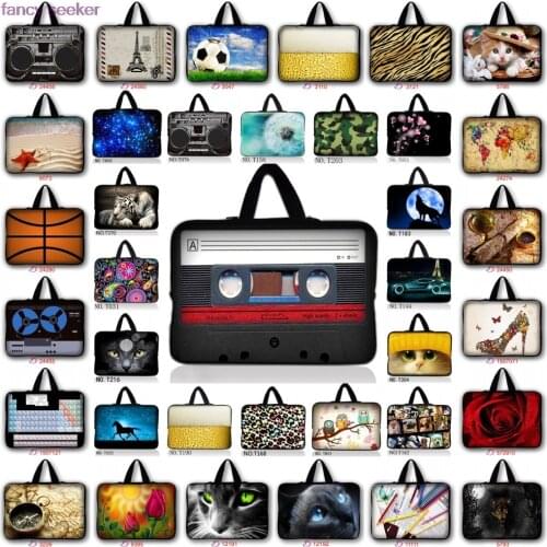 13 13.3 Notebook Case Print Carrying Cover 12 11.6 Laptop Chromebook Bag 10 14 15 17 15.6 17.3 Inch Computer PC Bag Bolsas Pouch
