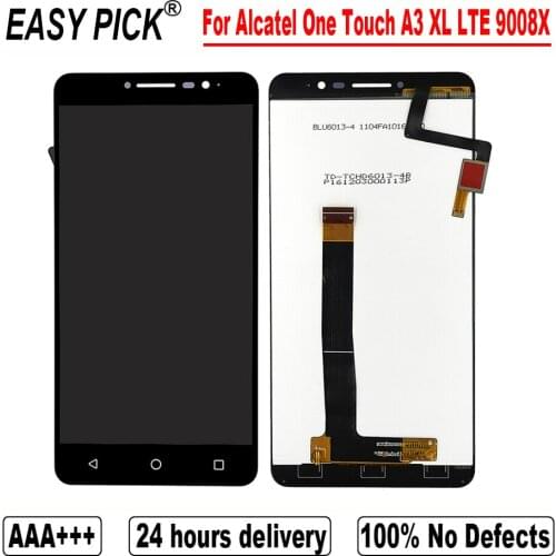 For Alcatel One Touch A3 XL LTE 9008X 9008D LCD Display Touch Screen Digitizer Assembly Replacement