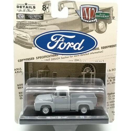 M2 Machines 1:64 1956 Ford F-100 Truck Collection Metal Die-cast Simulation Model Cars Toys