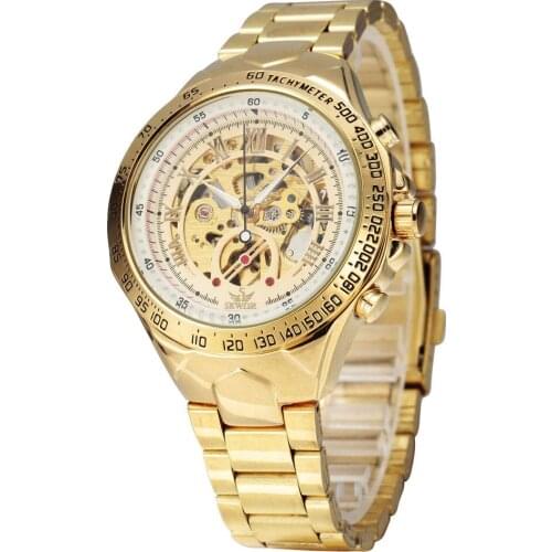 SEWOR Watch Men Skeleton Automatic Mechanical Watch gold skeleton vintage watchskeleton man watch Mens Watch Top Brand Luxury