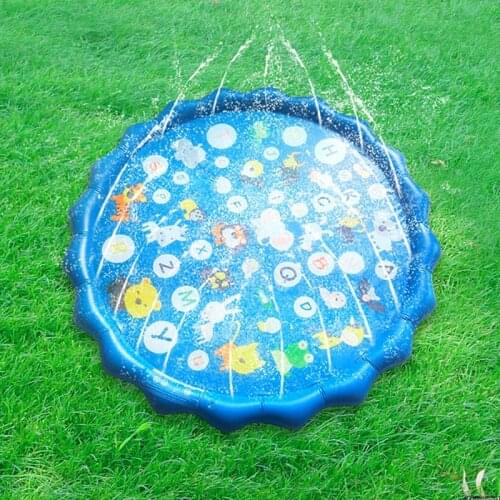 Inflatable Spray Water Cushion Summer Kids Play Water Mat Lawn Games Pad Sprinkler Play Toys Outdoor Tub Swiming Pool Toy