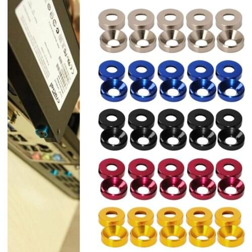 New Aluminum Alloy M4 Anodized Countersunk Head Bolt Washers Gasket B0KB