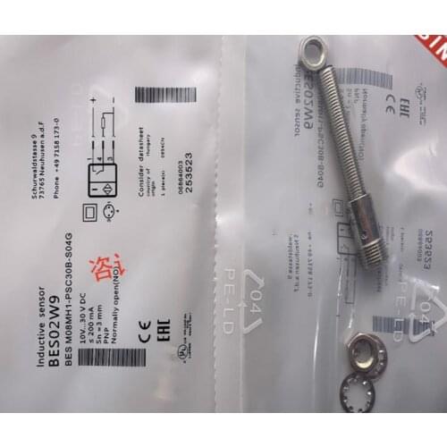 2pcs New High Quality balluff plug-in proximity switch BES M08MH1-POC30B-S49G
