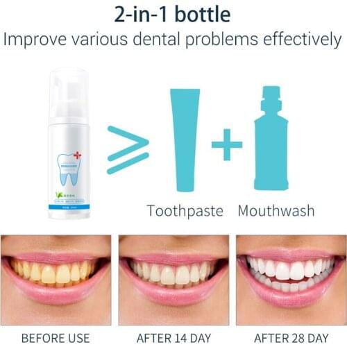 Foam Toothpaste Deep Cleaning Teeth Whitening Stain Removal Refreshing Toothpaste NN