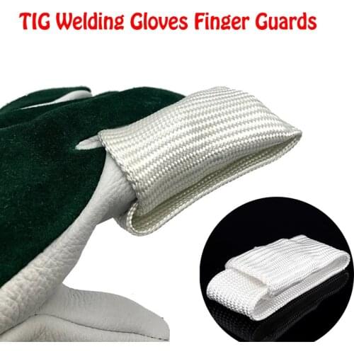 TIG Finger Protectors Welding Tips Tricks Heat Shield Welding Gloves Finger Guards for TIG Welding TIG Glove