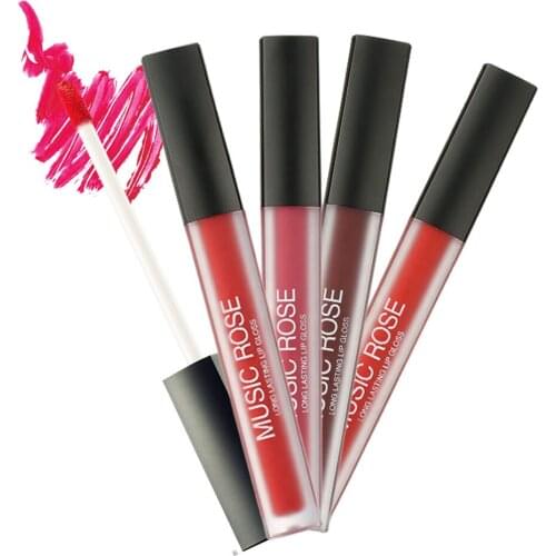 Music Rose Beauty Full Colors Lip Gloss Long Lasting Waterproof Lips Makeup Cosmetic for Women Wholesale Lipgloss