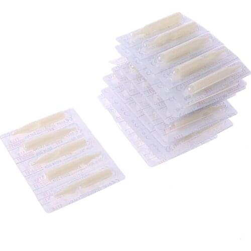 Pro 50PCS Lot Sterile Disposable Tattoo Nozzle Tips Needle Tube U Pick RT FT G99E