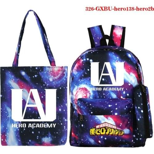 Boku No Hero Academia Backpack Travel-Bag Large-Capacity Boys girls Student Fashion backpack Unisex My Hero Academia schoolbag