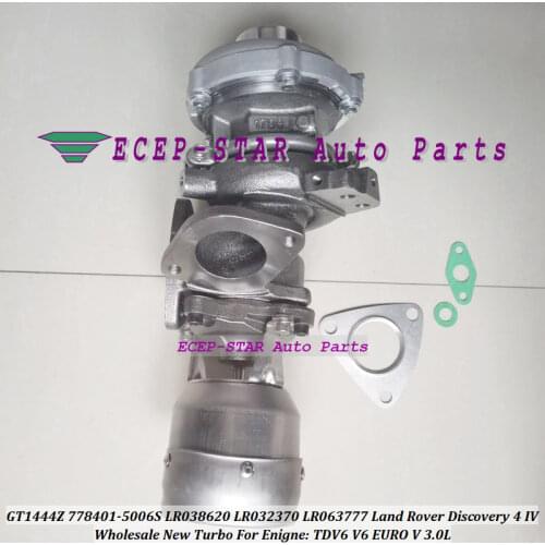 With Actuator Turbo GT1444Z 778401 778401-5006S LR038620 LR032370 LR063777 For Land Rover Discovery 4 IV TDV6 V6 EURO V 3.0L