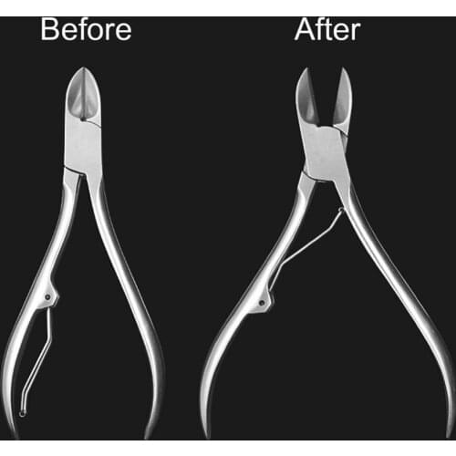 Stainless Steel Sliver Tweezer Clipper Nail Cuticle Nipper Dead Skin Remover Scissor Plier Pusher Tool