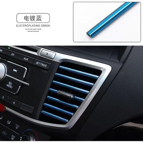 Car-styling 2021 New U Shaped DIY Air Vent Grille Decoration for Hyundai Solaris I30 Elantra Tucson I10 i20 i35 IX20 IX25 IX35