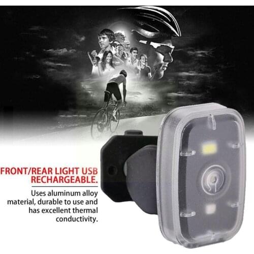 Outdoor Sports Night Running Led Light Seat Belt Arm Charging Light Warning Tail Light Tail Bicycle Cycling Usb O4E1