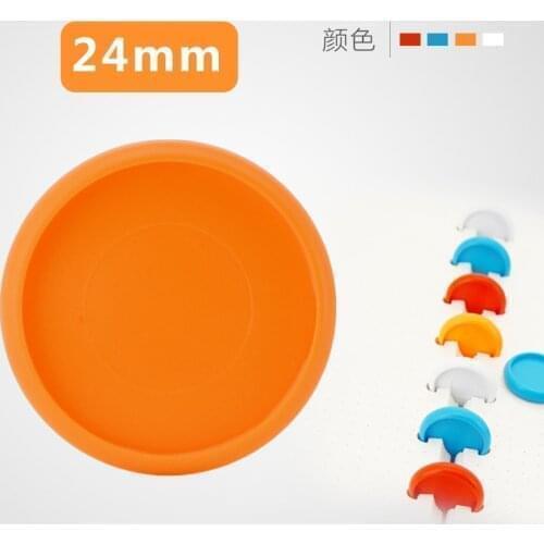 100pcs Colors Plastic Buckle Can Hold 50 Inner Page Notepad Binding Ring Buckle Suitable for Mushroom Hole Loose-leaf Notebook