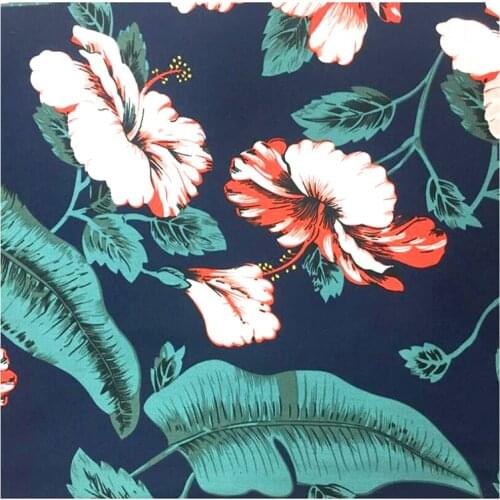 150cm width cotton kimono fabric flower print Fabric Cloth dress skirts Garments Crafts Accessories BH10-30