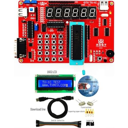51 Development Board 51 Single-chip Development Board Learning Board Compatible with Win, Win7, Win8, Win10 System Platforms