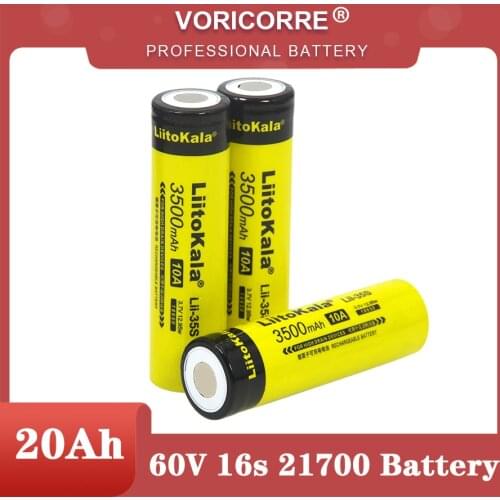 NEW LiitoKala 18650 Battery Lii-35S 3.7V Li-ion 3500mAh 10A discharge Power battery For high drain devices