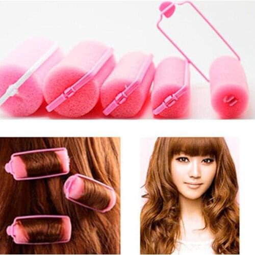 6Pcs Random Color Curlers Roller For Hair Accessories 2021 Beauty Make Curls