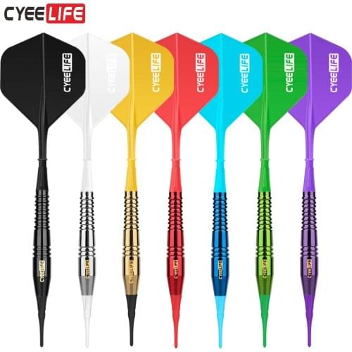 CyeeLife 18g Copper Dart Barrel Electronic Soft Tips Dart Dart Bar Games 30soft dart tips