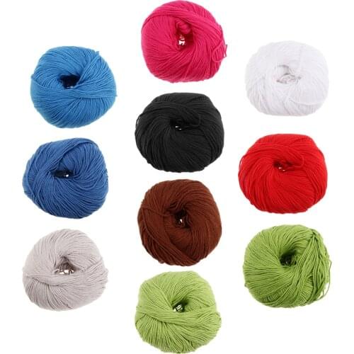 50g/skein Warm DIY Cotton Yarn Baby Wool Yarn for Knitting Children Hand Knitted Yarn Knit Sweater Crochet Yarn