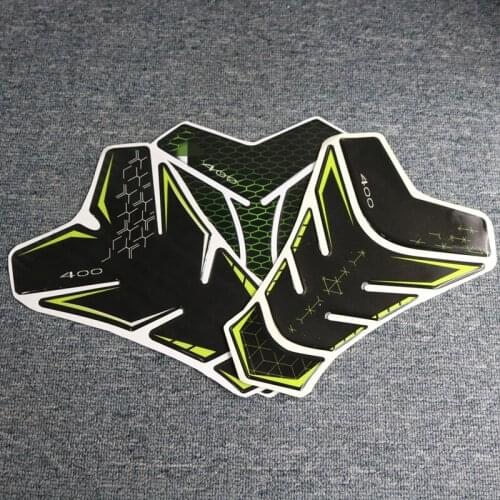 For Kawasaki NINJA400 Z400 NINJA Z400 3D Fuel Tank Sticker Cover Pad Motorcycle Decorative Decal