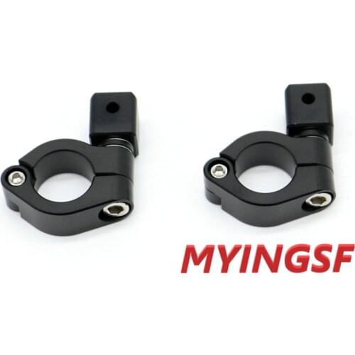 Headlight Aux Lights Bracket Fog Lamp Supporter for 25mm Bar Universal Motorcycle Front Head Light Accessories CNC Aluminum