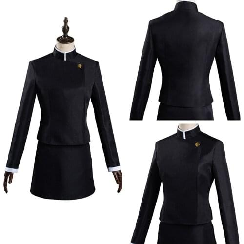 Anime Jujutsu Kaisen Maki Zenin Cosplay Costume Uniform Skirt Outfits Halloween Carnival Suit