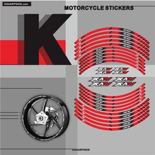 Motorcycle inner wheel Stickers rim reflective decoration decals Fit HONDA X-ADV xadv