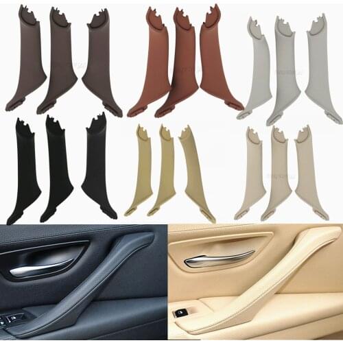 Car Door Trim Pull Handle For BMW F10 2010~2016 Auto Door Panels Parts Left and Right Side 51417225851 51417225852 51417225853