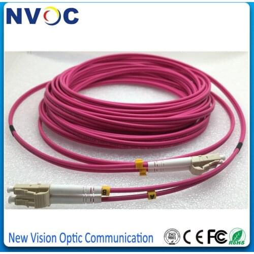 OM4 1M 2M 3M 5M 10M LC-LC 40GB Multimode Fiber Patch Cable OM4 LC/UPC to LC/UPC Optical Fiber Patch Cord OM4 Fiber Jumper