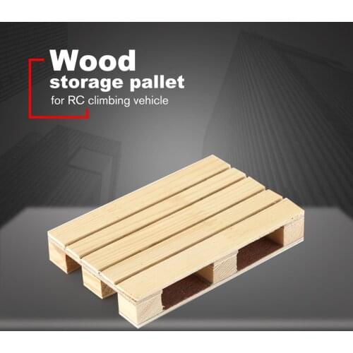 Simulation Storage Pallet For Rc Climbing Car Modified Accessories Wood Material Storage Pallet For 1/10 Rc Crawler Car