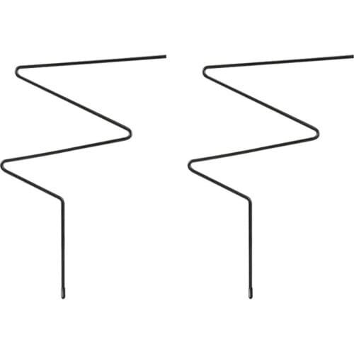 Flower Pot Stand Rack Support Frame Planting Iron Garden Trellis 16 Inch 2pcs Black Graden Supplies Climbing