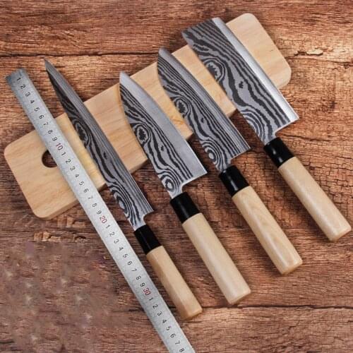 SNOWY OWL Laser Damascus Chef Knives Japanese Salmon Sushi Knives Stainless Steel Sashimi Kitchen Knife Raw Fish Fillet Layers