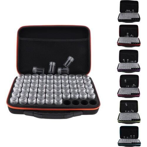 60x 10ml Empty Sample Bottles Mini Vials Nail Art Crafts Storage Containers