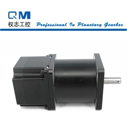 Gear stepper motor nema 23 L=42mm with planetary reduction gearbox ratio 30:1 cnc robot pump