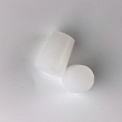 4pcs/lot 15.88mm X 19.84mm X 25.4mm Silicone Rubber Cone Tapered Stopper Plugs Powder Coating Paint, color random