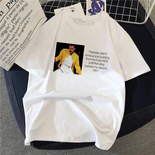 Women summer Harajuku Kawaii strong queen brand men Print T-shirt 90s Aesthetic Shirt Fashion Queen Tshirt