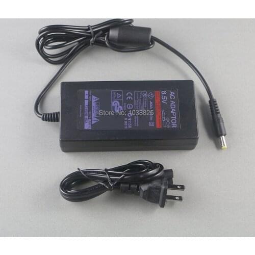 12pcs/lot EU US AC Adapter Power Supply Charger Cord for Playstation PS2 Slim 70001 7004 7008 700x Series DC 8.5V
