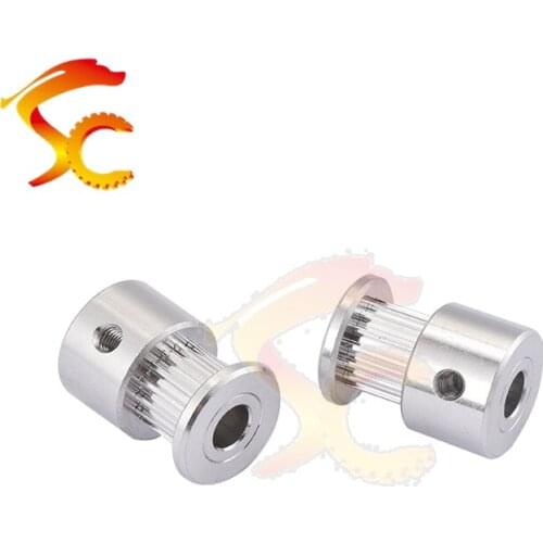 10PCS/LOT aluminum 3D printer pulley MXL 16Teeth MXL 16 Teeth Timing Pulley with 5mm Bore fit for 6mm width Belt