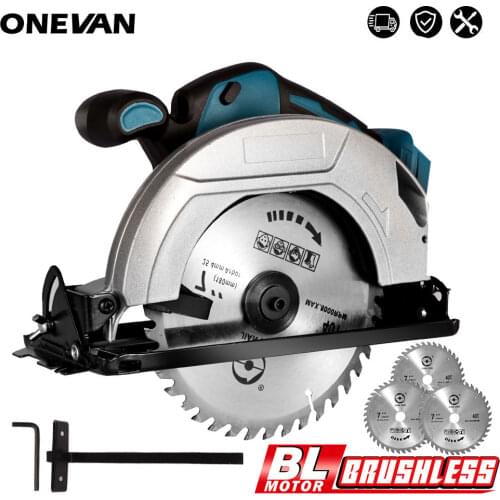 180mm Brushless Electric Circular Saw 5000RPM Multifunctional Cutting Machine Power Tools For Makita 18V Battery