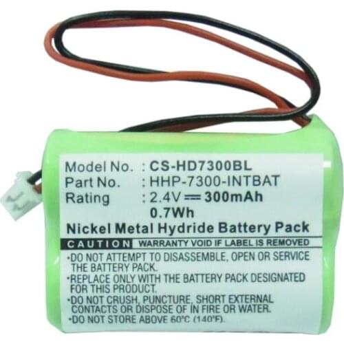 Cameron Sino 300mAh battery for HANDHELD 7400 7450 Dolphin 7300 HHP-7300-INTBAT