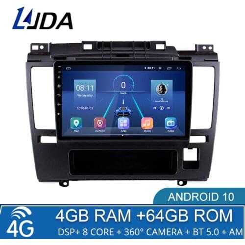 4G+64G Android 10 Car Multimedia Player For Nissan Tiida C11 2004 - 2012 2013 2 Din Car Radio Auto Video Navigation GPS Stereo