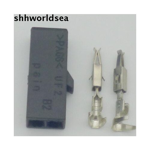 Worldgolden 5/30/100SETS Auto connector,Car microphone plug,1G0973119 1G0 973 119Auto door plug for VW,Audi include terminal