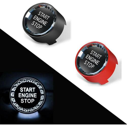 Car styling For BMW F Chassis F20 F21 F22 F23 F30 F34 F10 F18 F12 F07 F01 F02 ENGINE START STOP switch buttons Replace Cover