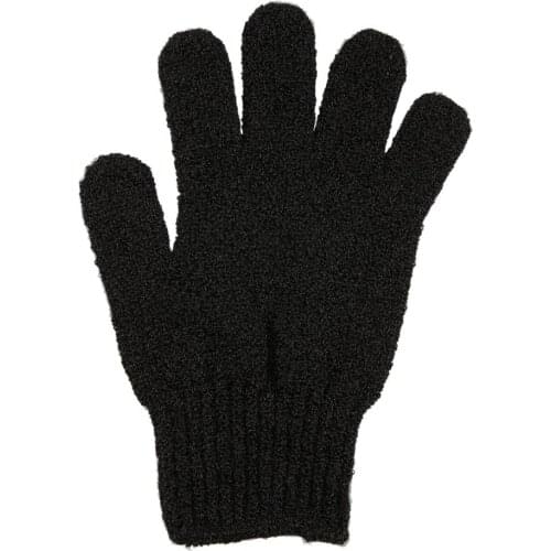 Black Exfoliating Gloves Full Body Scrub Dead Cells Soft Skin Blood Circulation Shower Bath Spa Exfoliation Accessories