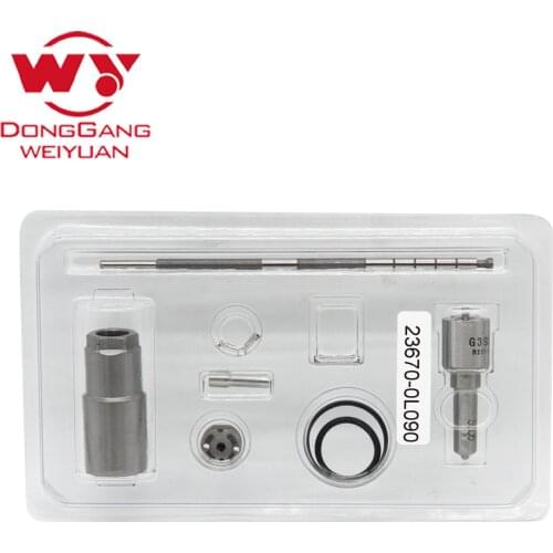 Diesel fuel repair kit 23670-0L090, common rail spare part, for DEN injector, nozzle G3S6, for fuel injection parts, hot sale