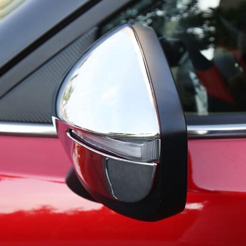 For Mazda CX-3 CX3 2015 2016 2017 2018 Car Rearview Mirror Covers Frame Stickers Exterior Decoration Auto Car Accessories